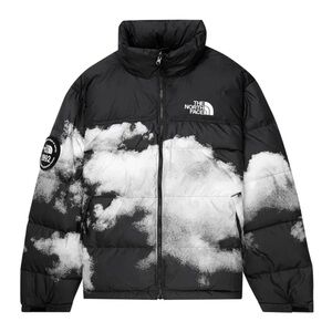 The North Face 700 Printed 92 Retro Anniversary Nuptse Puffer Jacket black/white